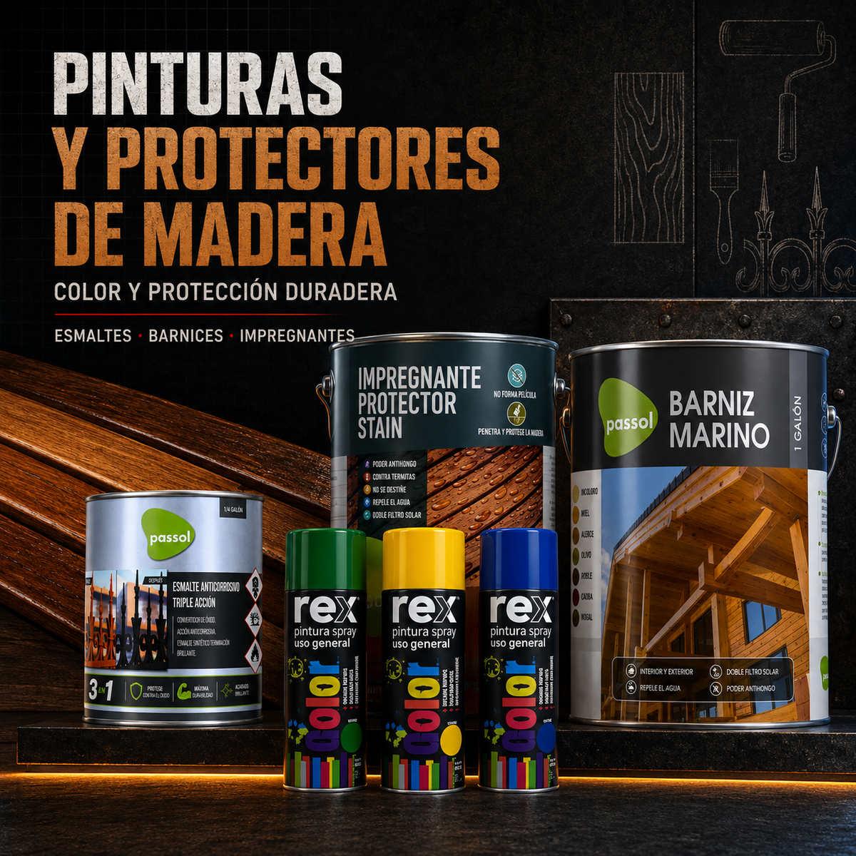 Pinturas y protectores