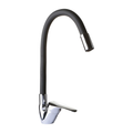 Monomando lavaplatos cuello flexible abs allegra cromado hoffens