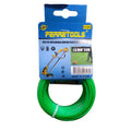 Hilo para cortar pasto 1,5mm x 24mt verde ferretools