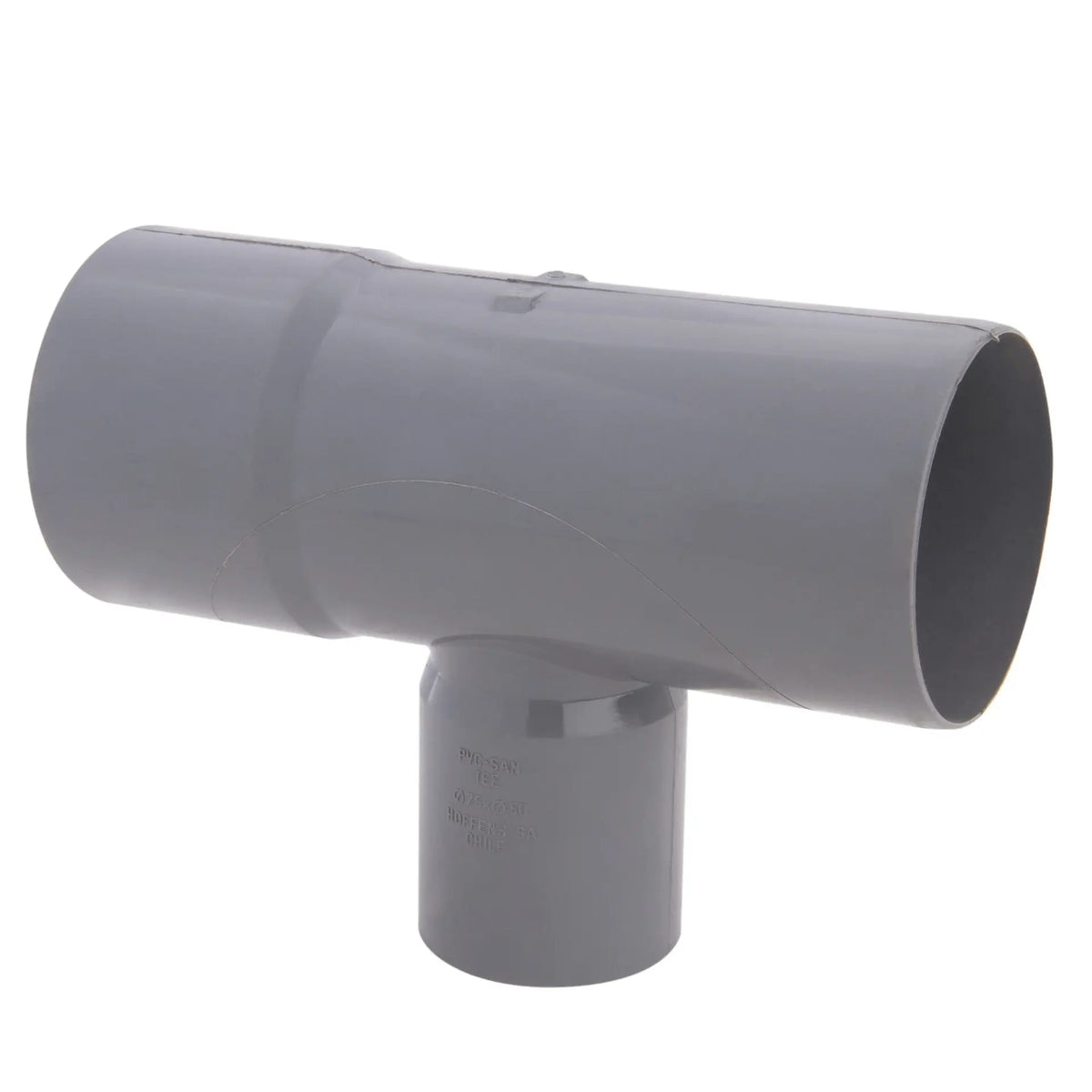Tee reductor sanitario 75x50mm