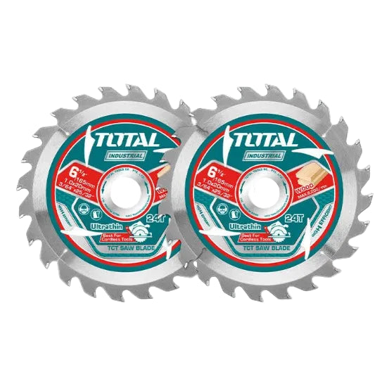 SET 2UND DISCO DE CORTE SIERRA TCT 185MM 7 1/4" 24 DIENTES - TOTAL