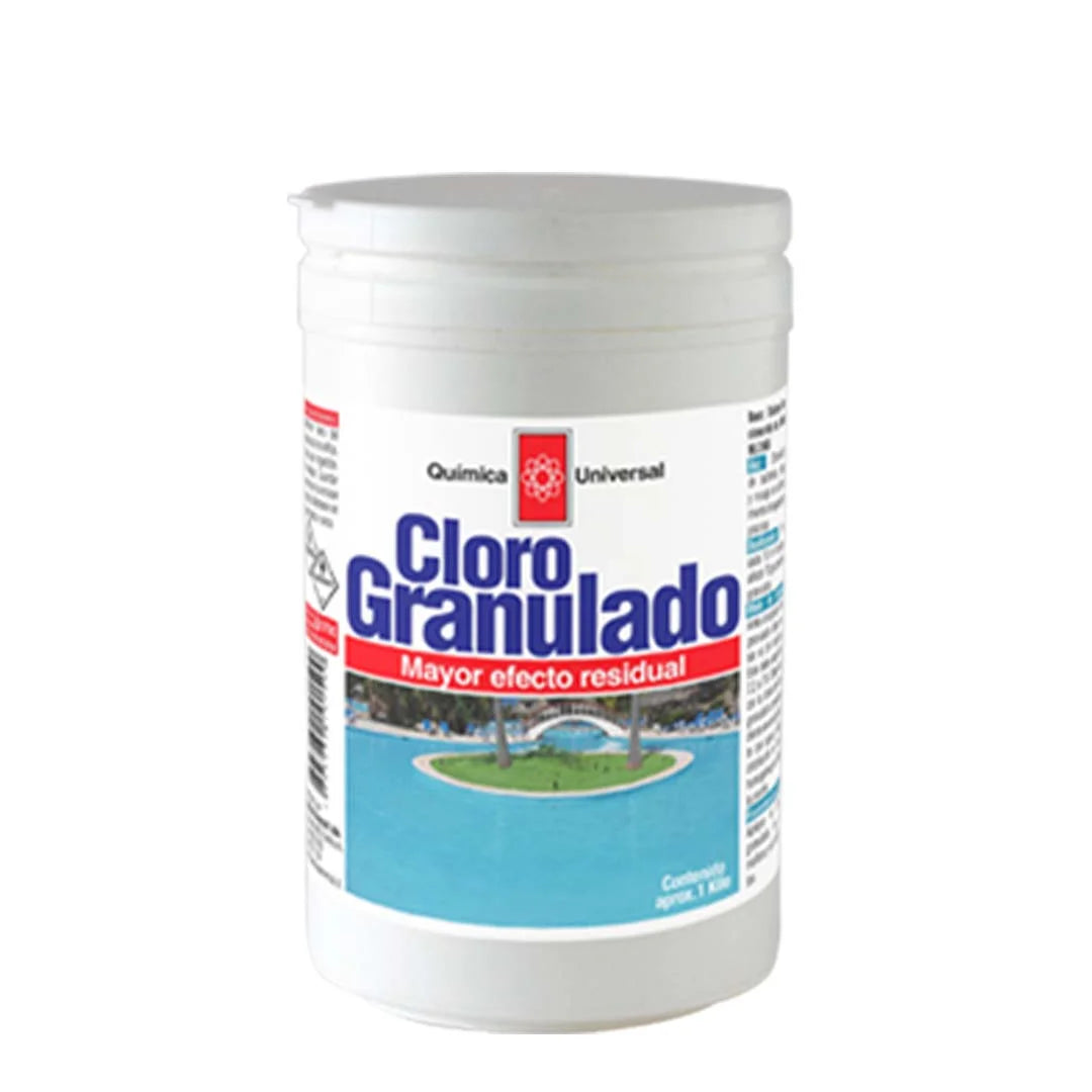 Cloro granulado 1kg Química Universal · Ferritech · SKU 7805232101500