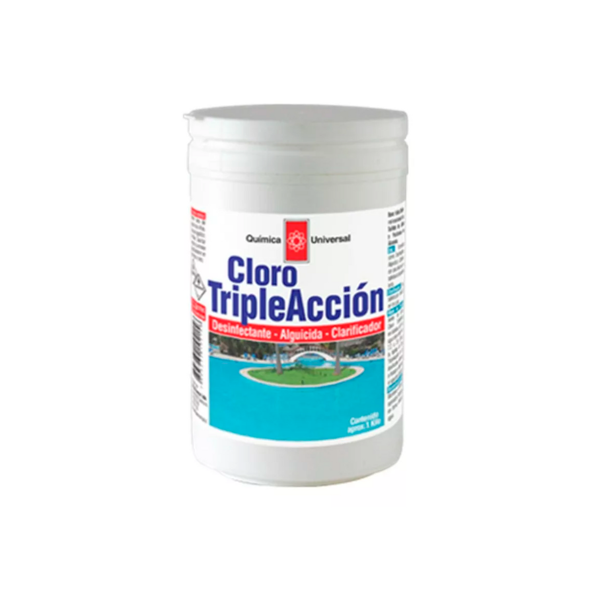Cloro triple accion 1kg Química Universal