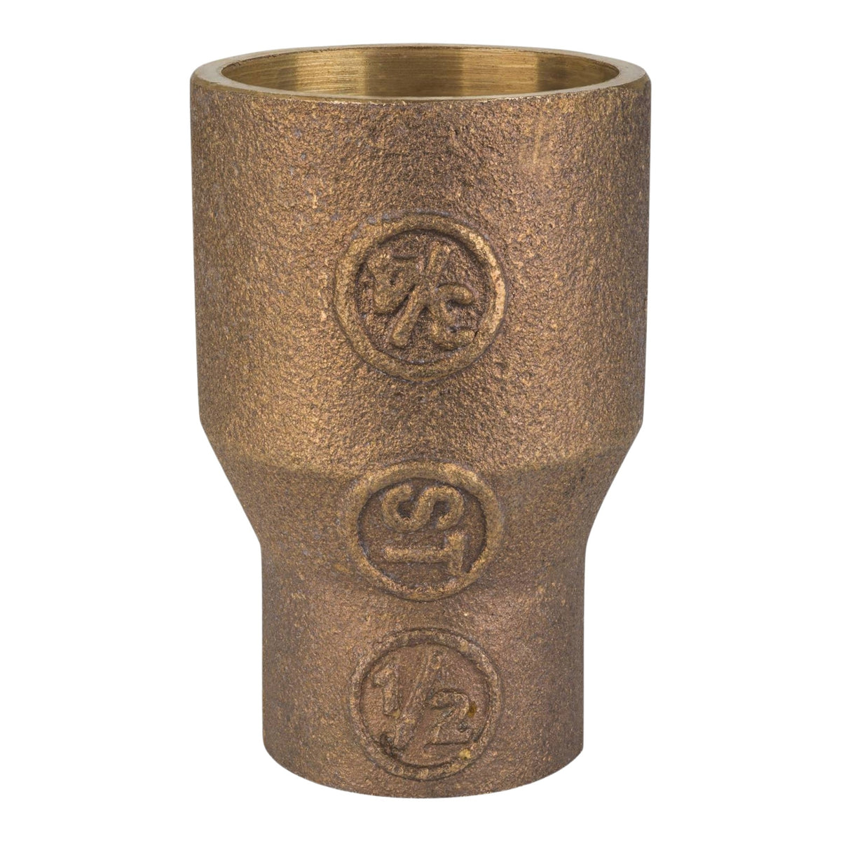 Copla bronce 1/2 x 3/8 so-so
