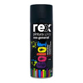 Rex pintura spray acrilica, negro mate 400ml