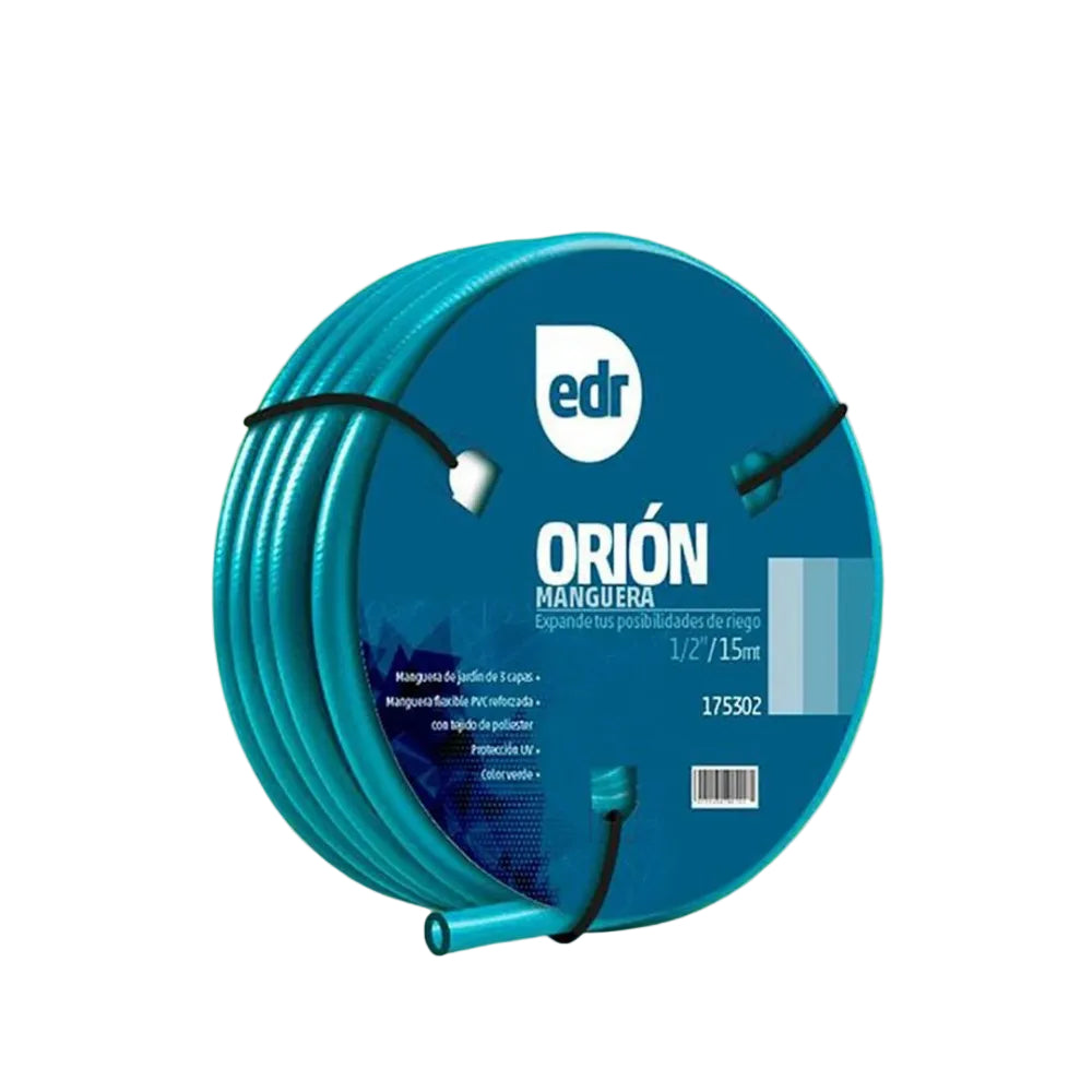 Manguera orion 1/2" mallaflex 15mts verde + kit (todoferre) · Ferritech · SKU 7817532108899