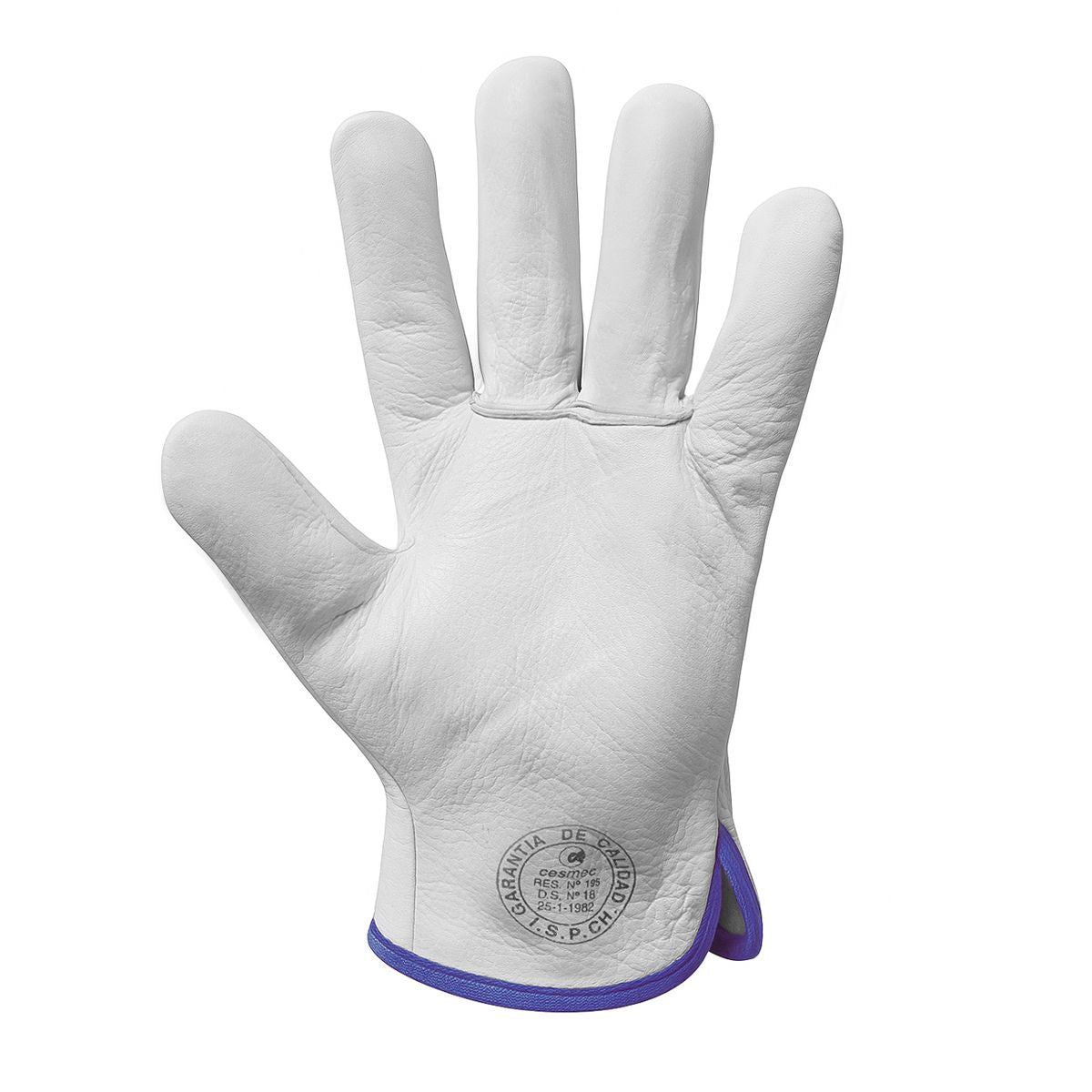 Guantes cabritilla talla L  pack10 und