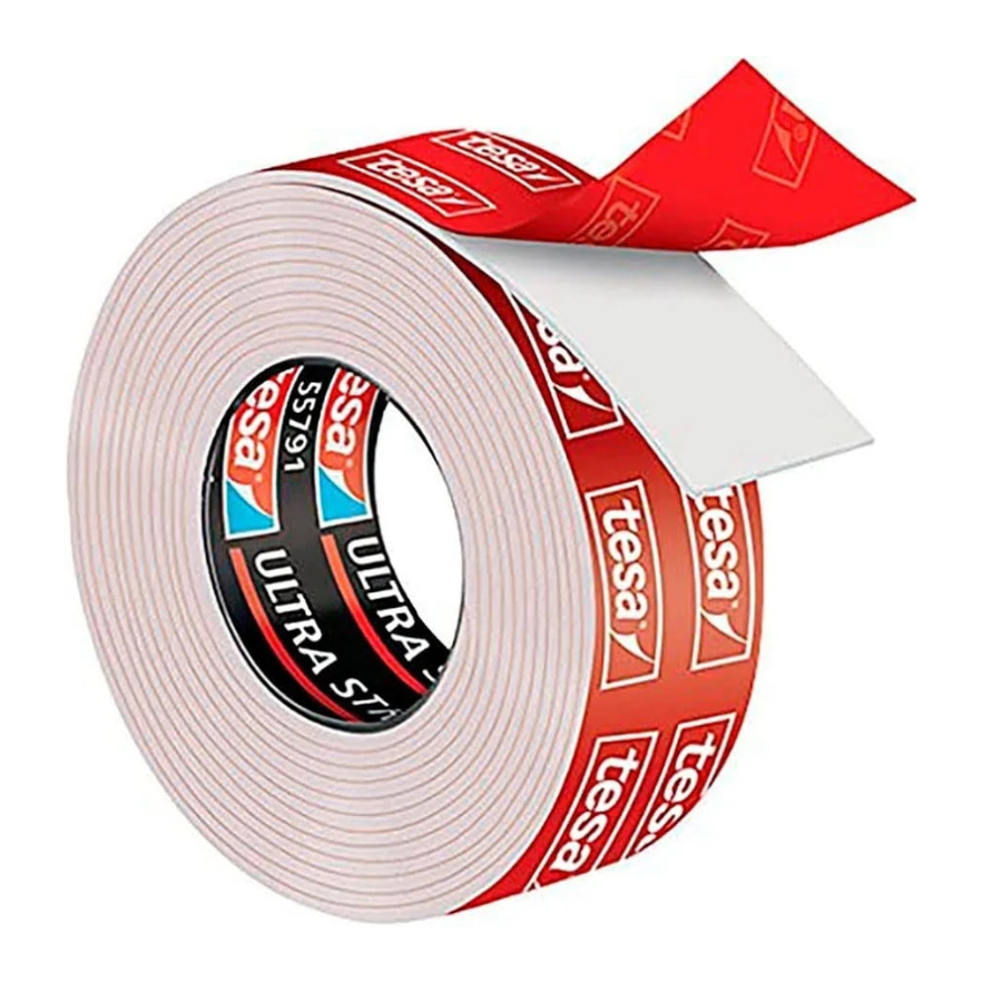 Cinta doble contacto objeto pesado 150kg 1.5mx19mm