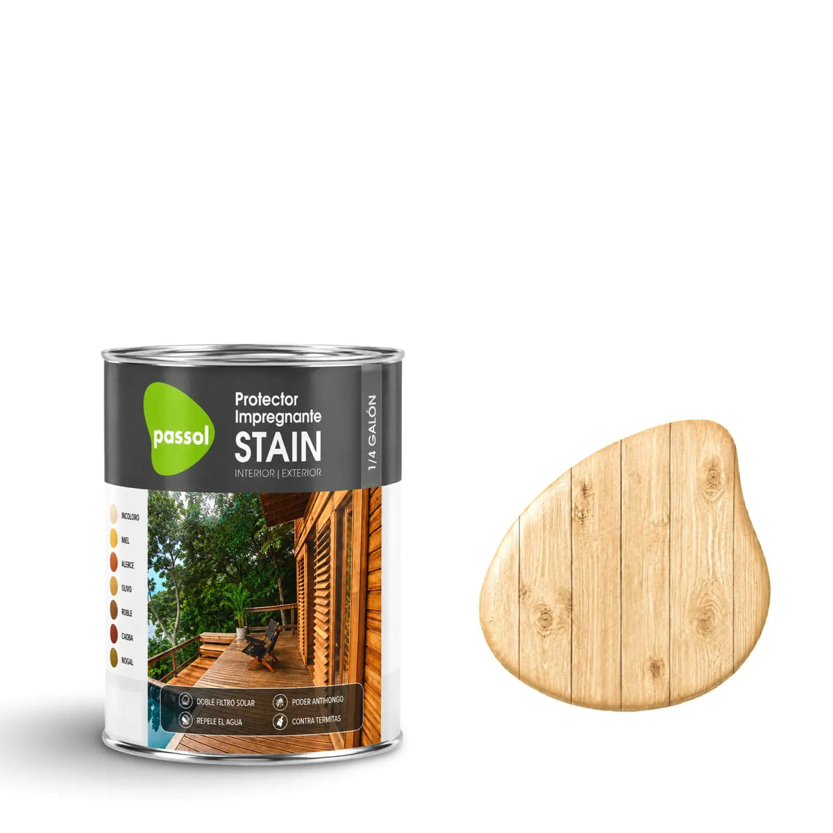 Stain incoloro protector impregnante 1/4 gl