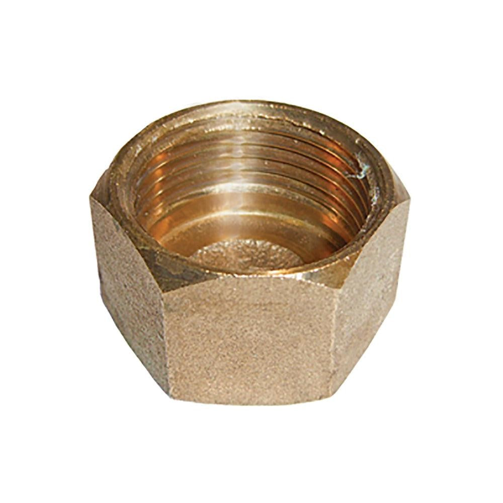 Tapa gorro hi x 1/2" bronce