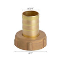Union llave 1" x 3/4 " bronce