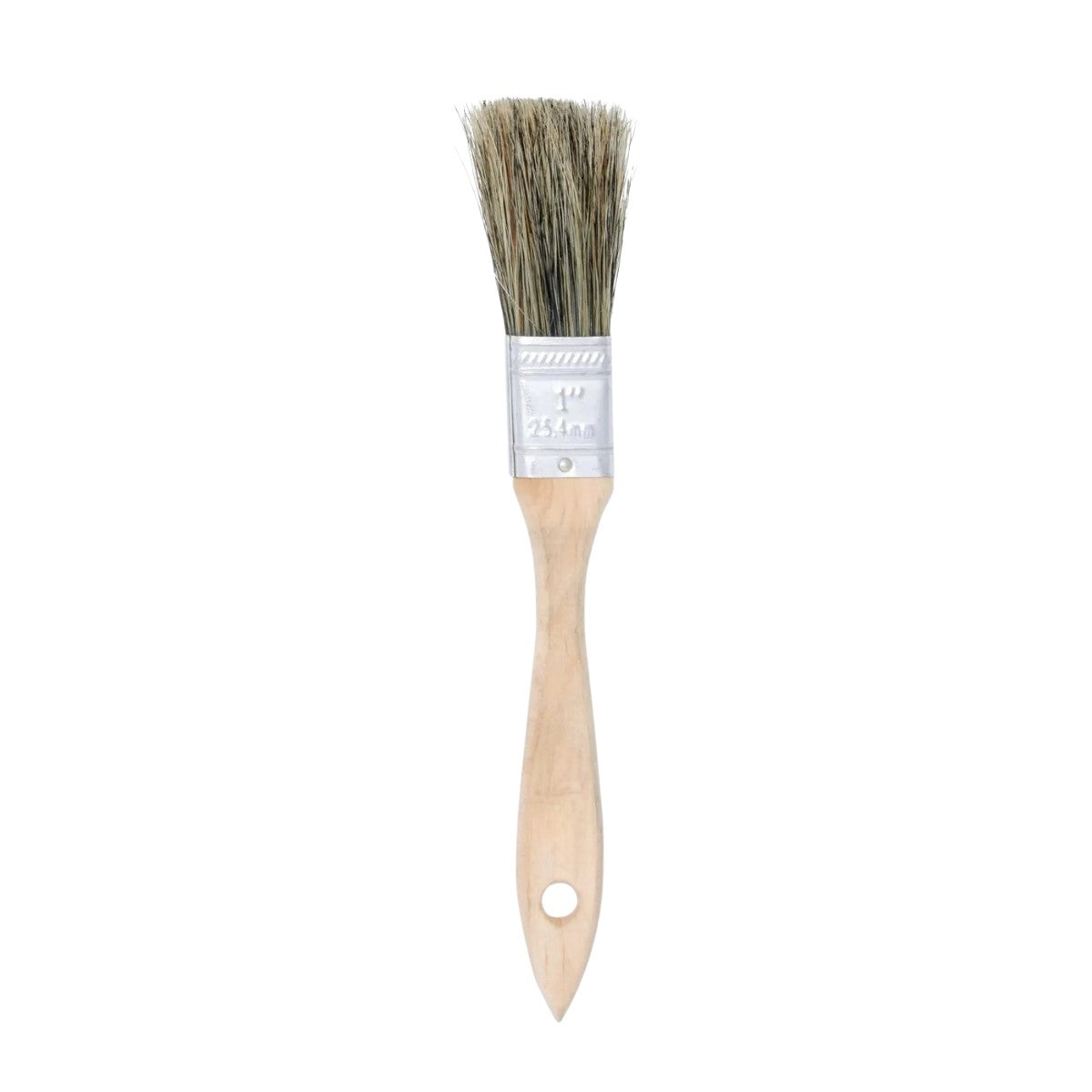 Brocha condecora 1" cerda gris mgo/madera